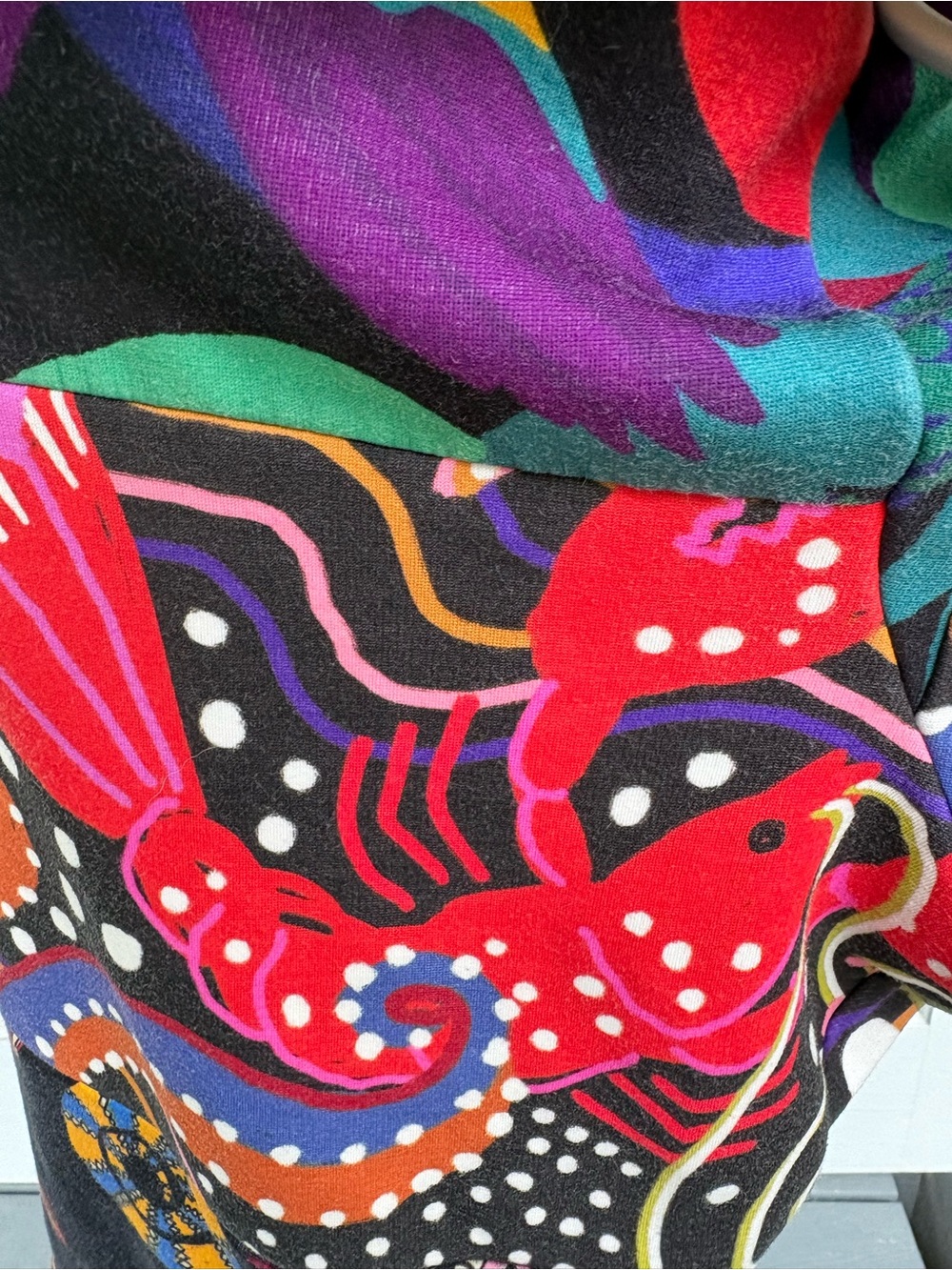Farm Rio Colorful Sea Animals Octopus Sweatshirt - Picture 8 of 8